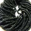 This listing is for the 5 strands of Black Onyx Smooth Roundell ( Button ) in size of 5 mm approx,,Length: 14 inch
